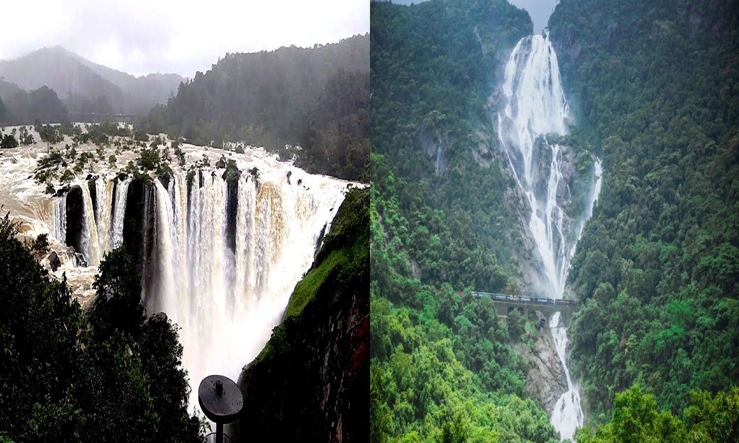 Beautiful And Highest Waterfalls In India Shivanasamudra Falls Jog