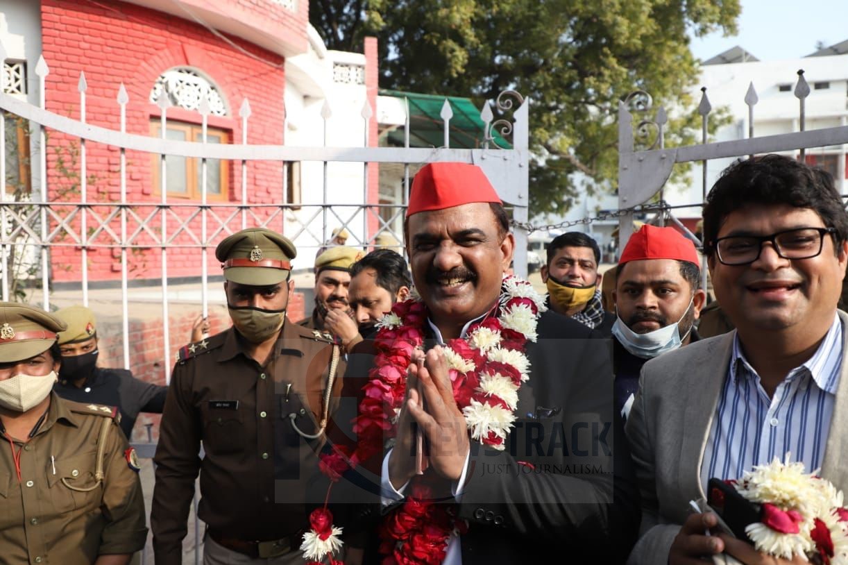Samajwadi Party candidate Armaan Khan filed nomination from Lucknow West seat