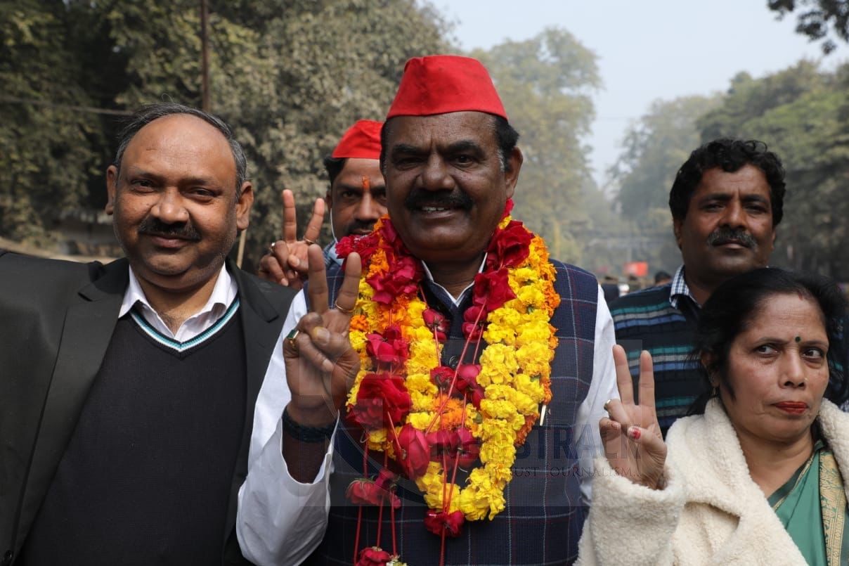 Samajwadi Party candidate Gomti Yadav from Bakshi Ka Talab seat