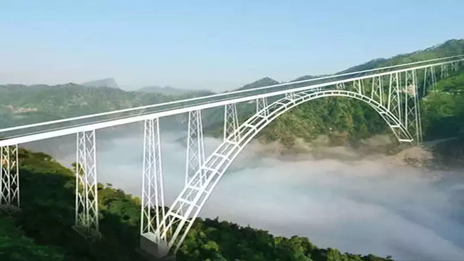 कश्मीर में दुनिया का सबसे ऊंचा रेलवे ब्रिज, देखें खूबसूरत वीडियो