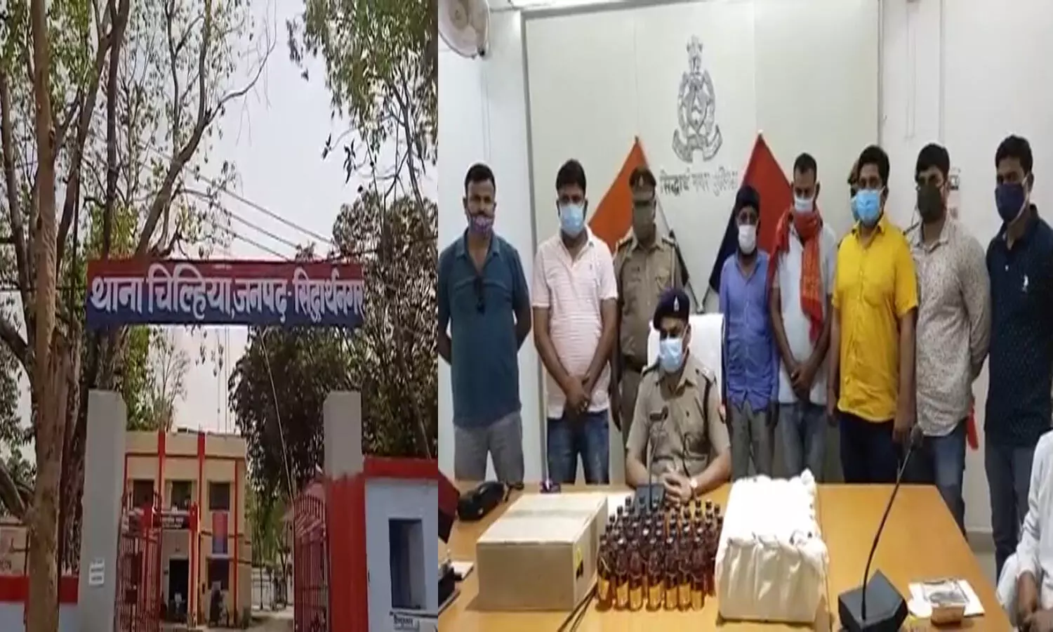 Siddharthnagar police recovered illicit liquor worth Rs 61 lakh and arrested 3 accused