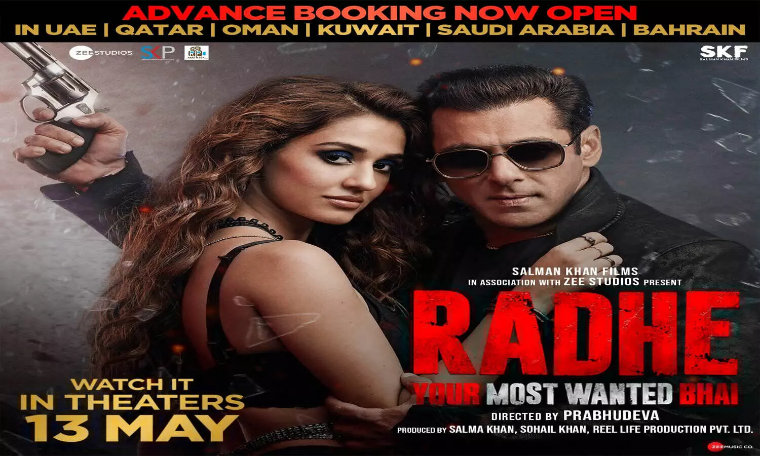 film Radhe will be released in Theaters of the UAE.