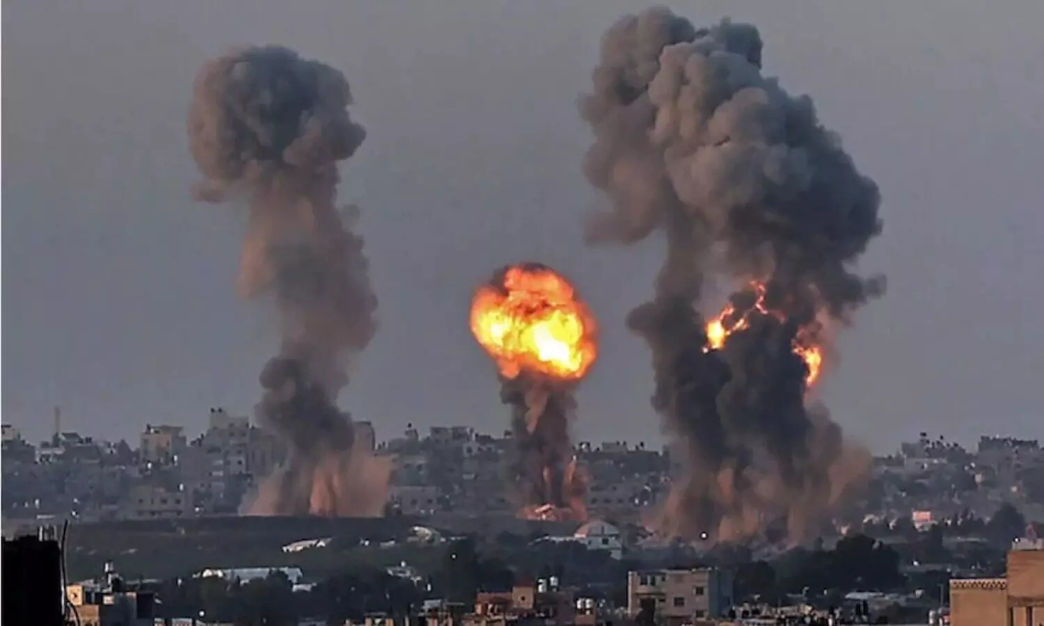Israeli airstrike in Gaza City