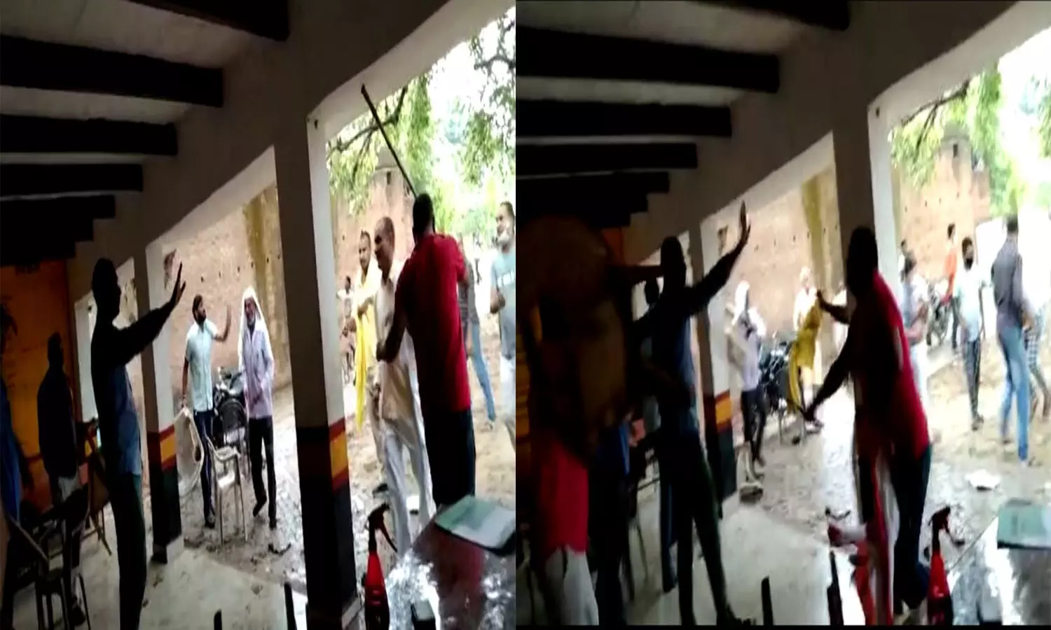 जौनपुर: ग्राम पंचायत की पहली बैठक में चटकी लाठियां, फूटे सिर तो टूटी कुर्सियां