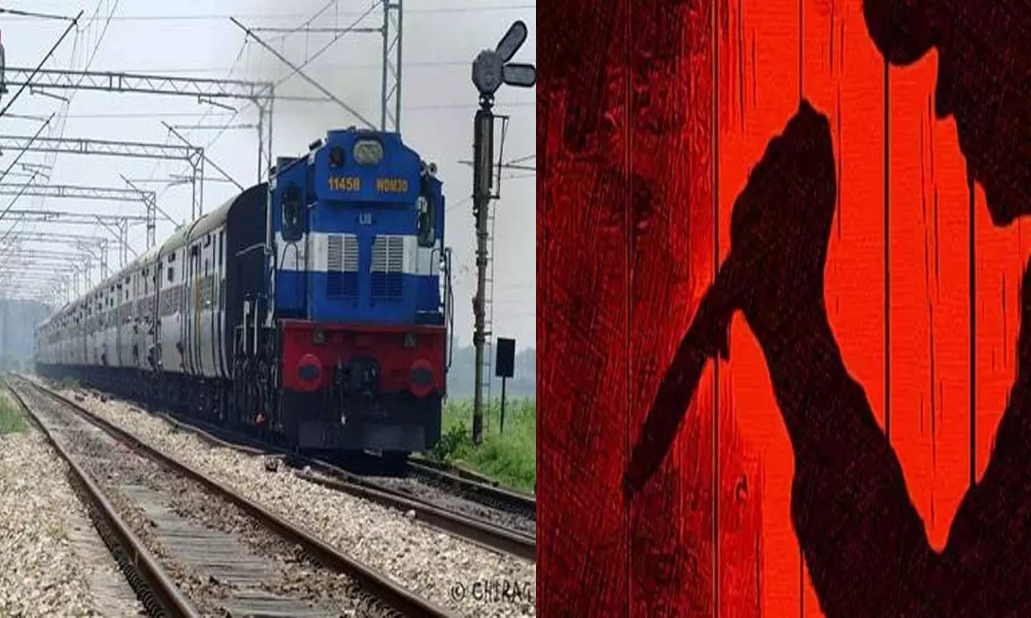 Murder in train