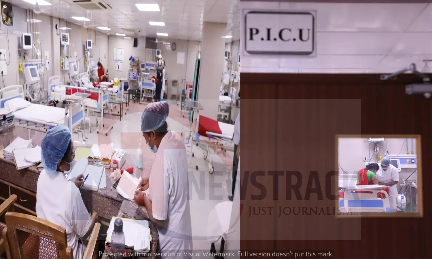 कोरोना की तीसरी लहर: लखनऊ के सिविल अस्पताल के PICU वार्ड में तैयारियां जोरो शोरों पर