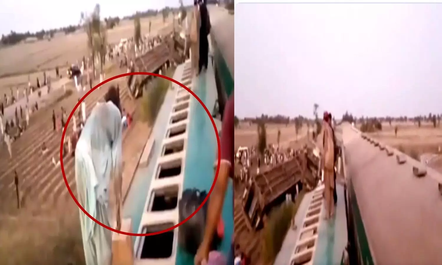Pakistan Train Accident: आपस में टकराईं दो ट्रेन, 30 की मौत, देखें रेल हादसे का वीडियो