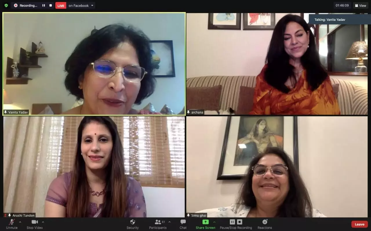 virtual interview with Rajkumari Archana Kumari Tandon