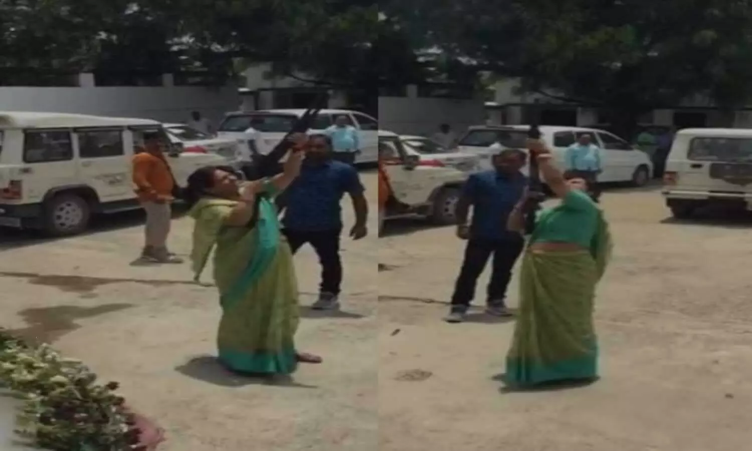 बाहुबली सोनू-मोनू की बहन का फायरिंग करते वीडियो वायरल, केस दर्ज