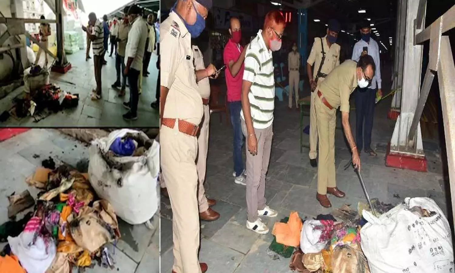 Blast In Clothes Bundle on Darbhanga Railway Station in cloth packet in  which the explosion took place had reached Darbhanga by Secunderabad- Darbhanga Special Express Train. | दरभंगा स्टेशन पर ब्लास्ट: सिकंदराबाद से