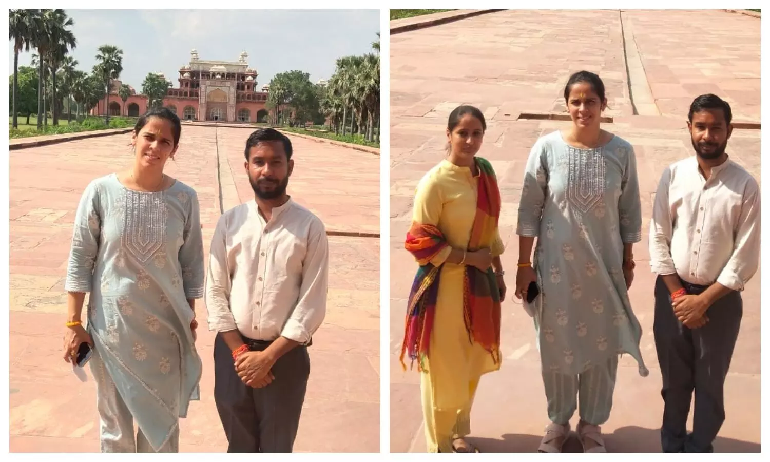 Saina Nehwal Agra tour