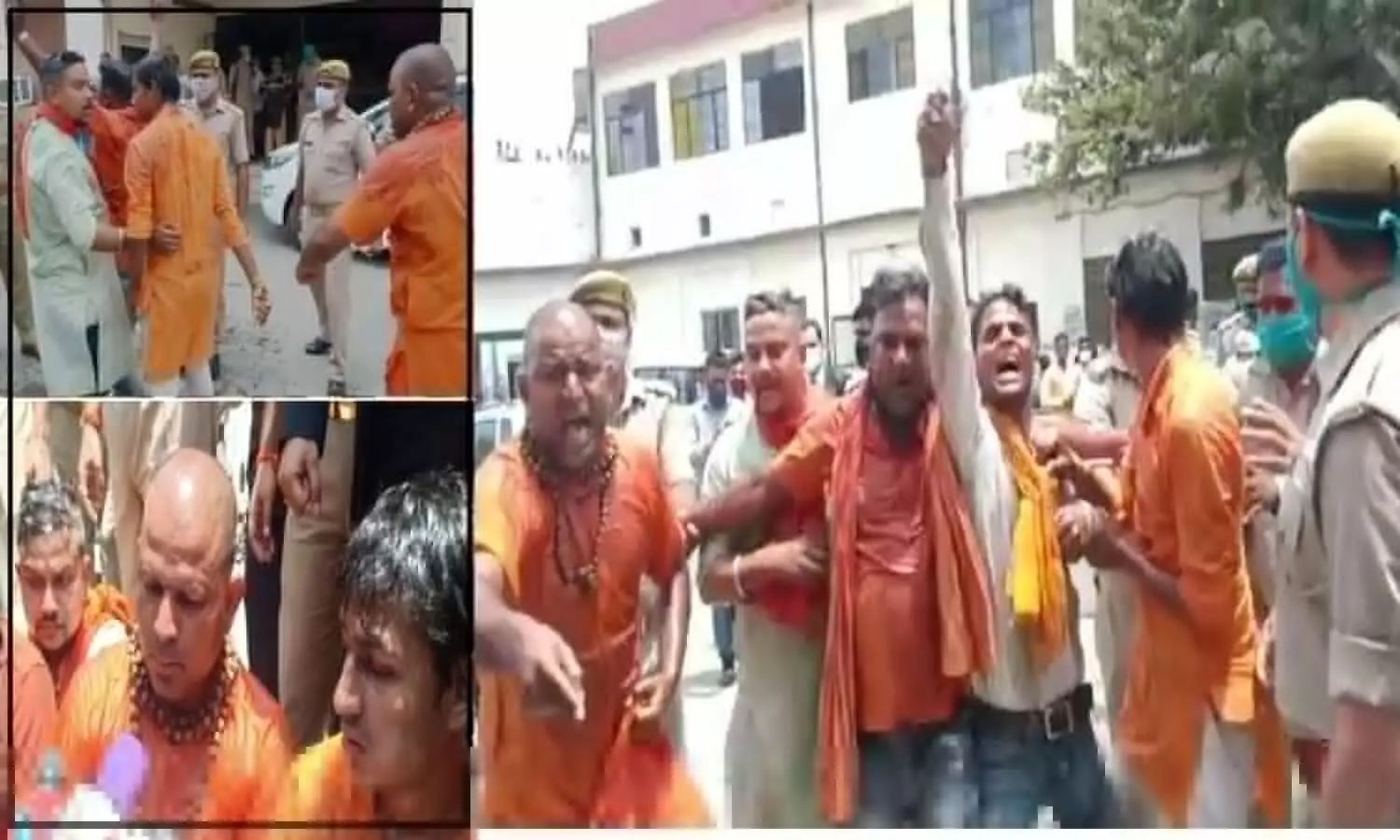 Agra News: SSP कार्यालय के सामने बवाल, आधा दर्जन हिंदुवादियों ने मिट्टी का तेल डालकर किया आत्मदाह का प्रयास