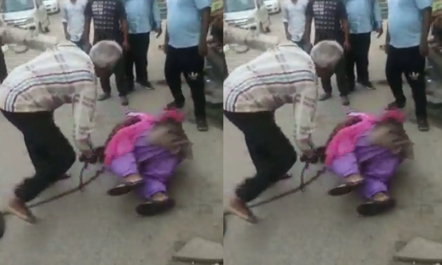 father-in-law beating daughter-in-law