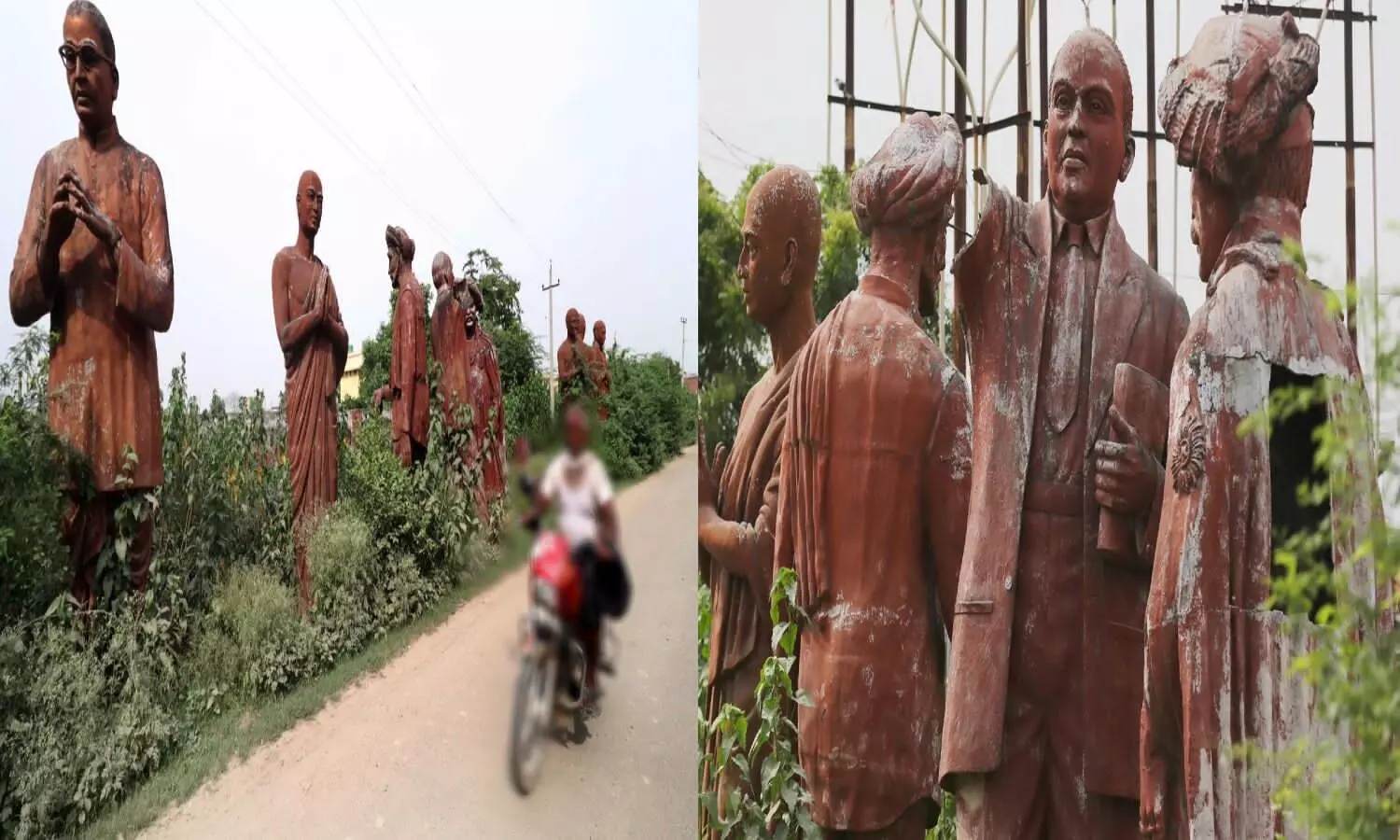 Lucknow News: लखनऊ में भारतरत्न डॉ. भीमराव आंबेडकर की प्रतिमाओं के हालात बद्तर, राष्ट्रपति ने नए स्मारक का किया था शिलान्यास