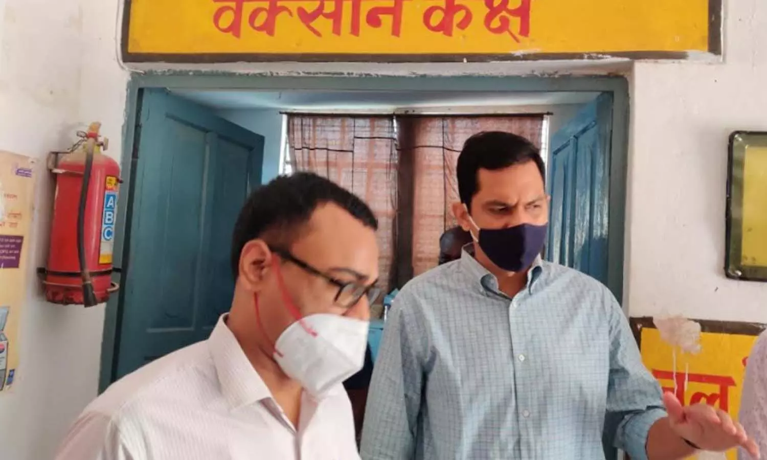 Joint Magistrate Prem Prakash Meena inspected the hospital