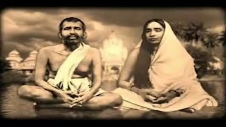 maa Sharda Devi with Ramakrishna Paramhansa