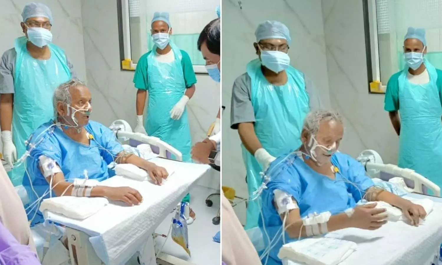 Kalyan Singh, admitted in SGPGI, told that the next two days are very important in terms of his health.