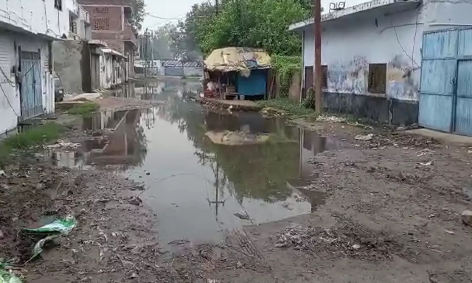 Farrukhabad city after rain photo taken from social media