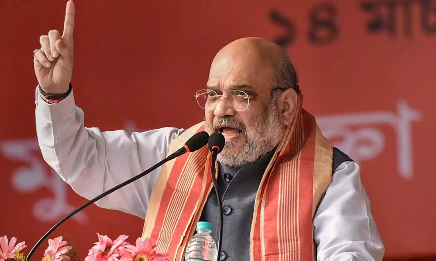 The Union Home Minister of the country Amit Shah is on a tour of Uttar Pradesh today