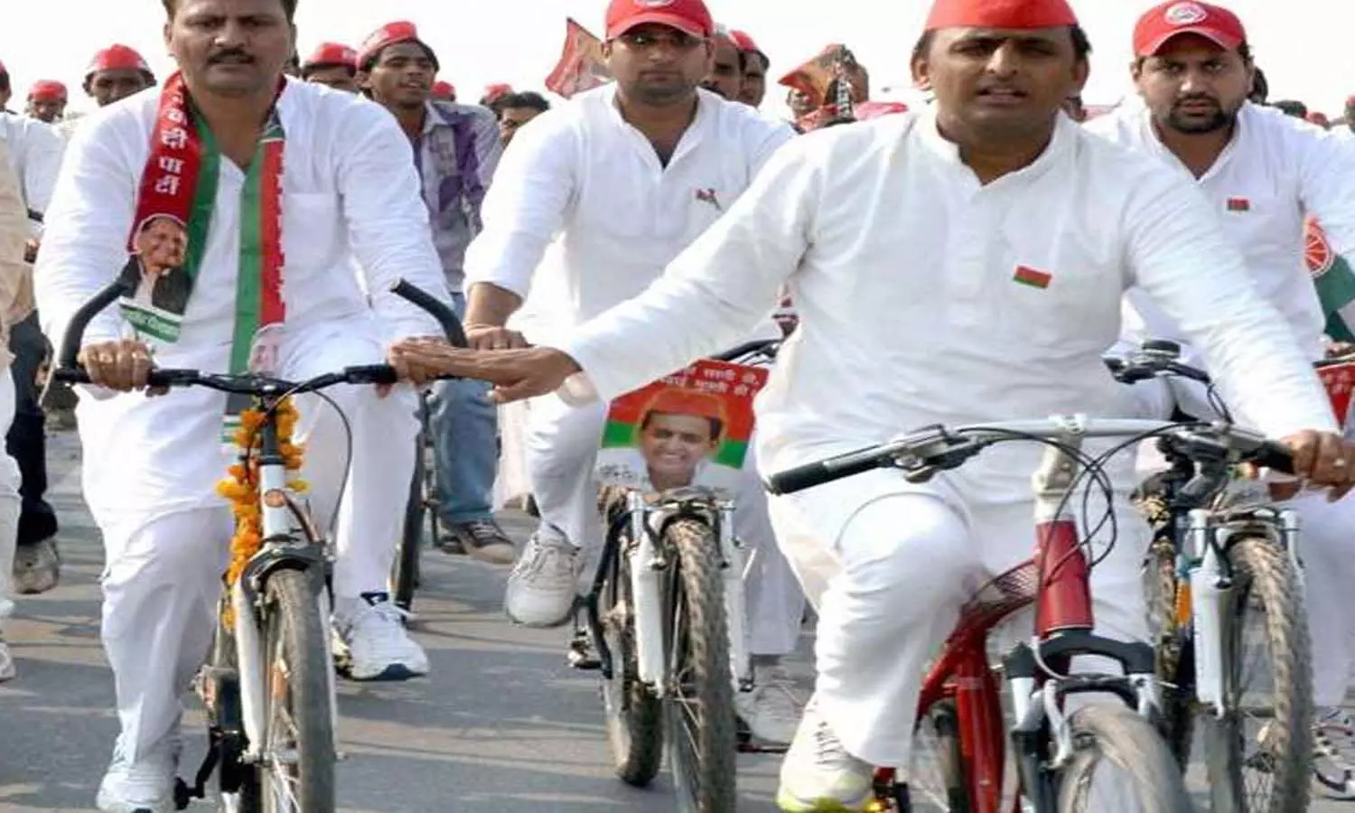 Samajwadi Party Cycle Rally