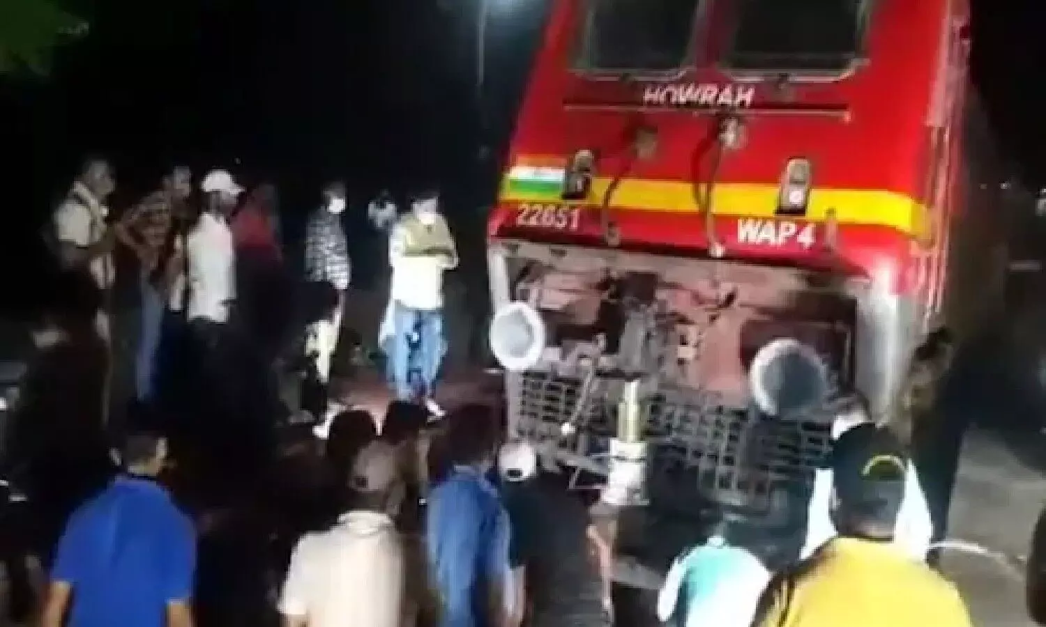 Train running on Jharkhand track derailed.