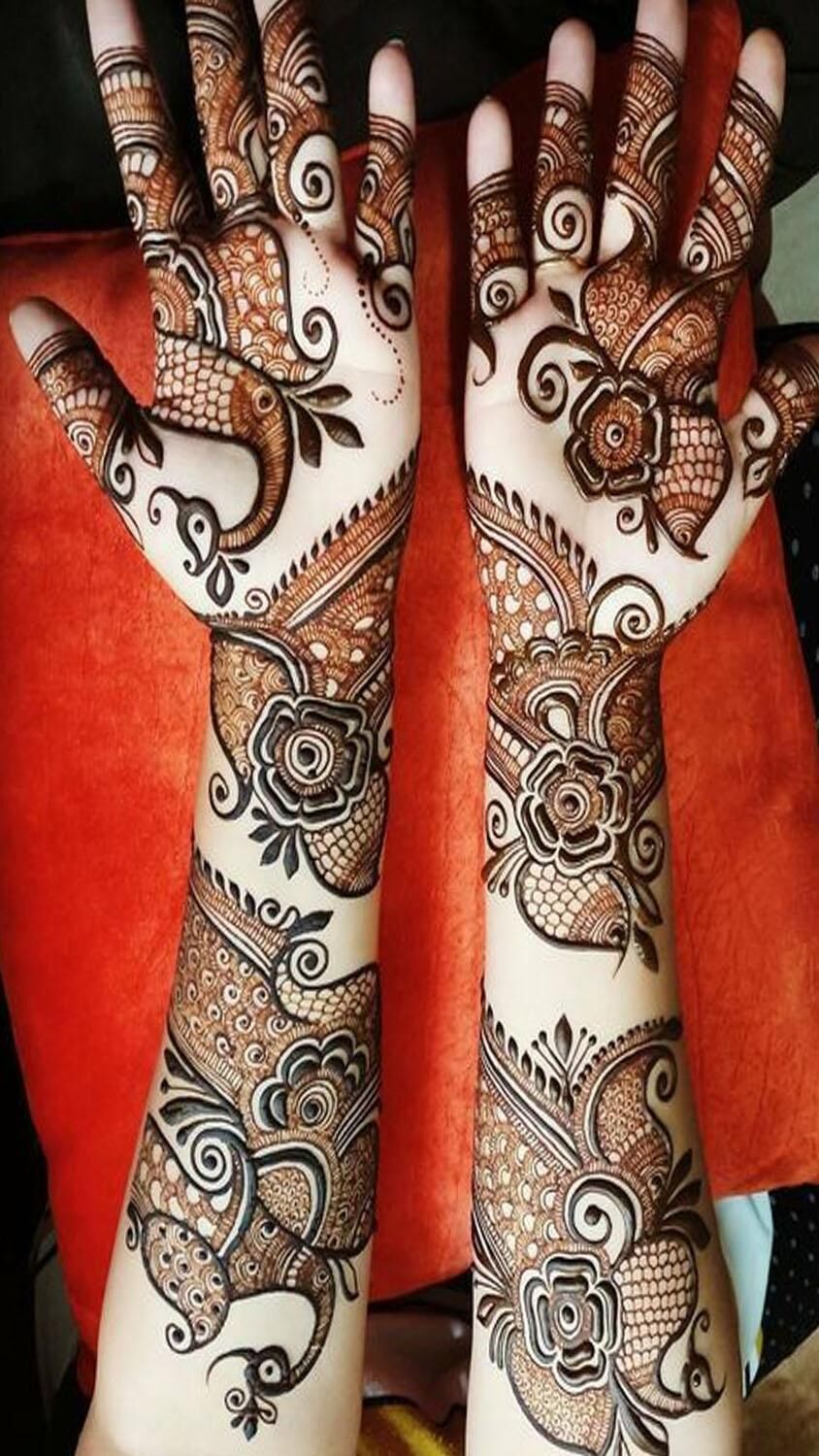 20+ simple mehndi design ideas to save for weddings and other occasions! |  Bridal Mehendi and Makeup | Wedding Blog