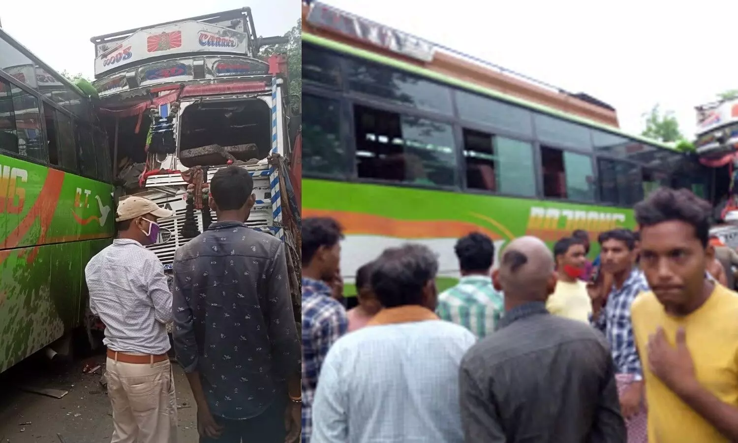 Sonbhadra Accident News: यात्रियों से भरी बस और ट्रक की जोरदार टक्कर, हादसे में 4 लोगों की हालत गंभीर