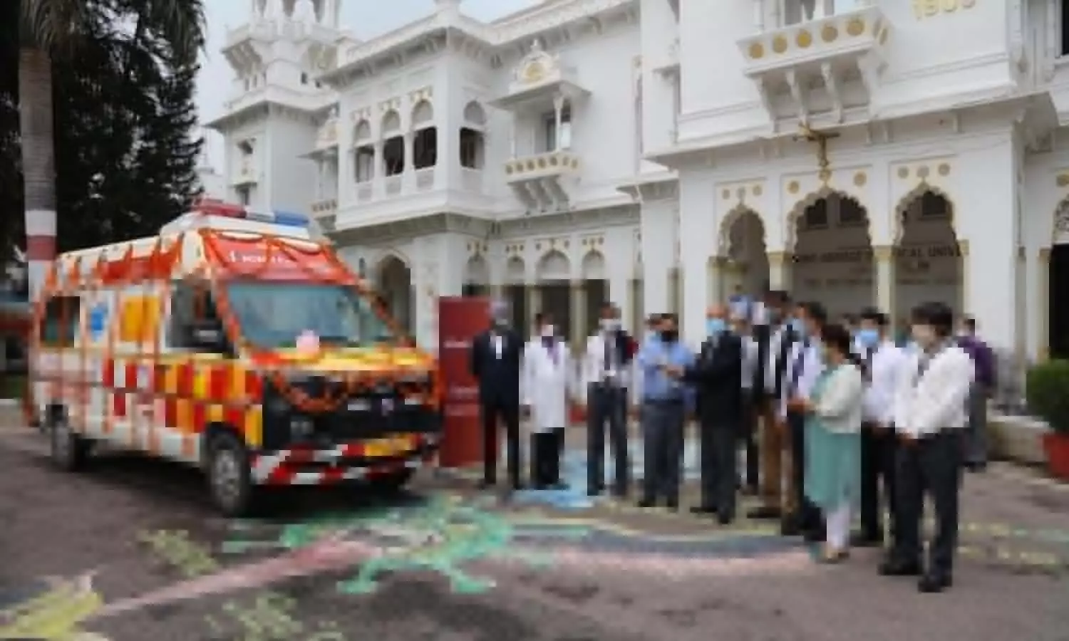ICICI Foundation provided a BLS Ambulance to KGMU in patient interest from its CSR Fund.