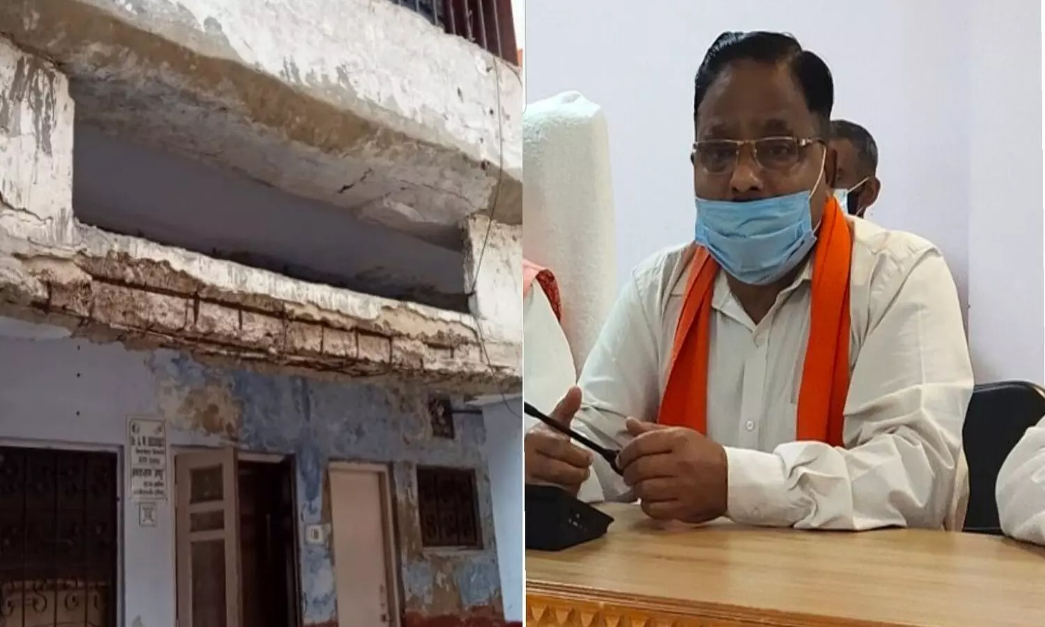 गोरखपुर से BJP विधायक का सरकारी आवास जर्जर