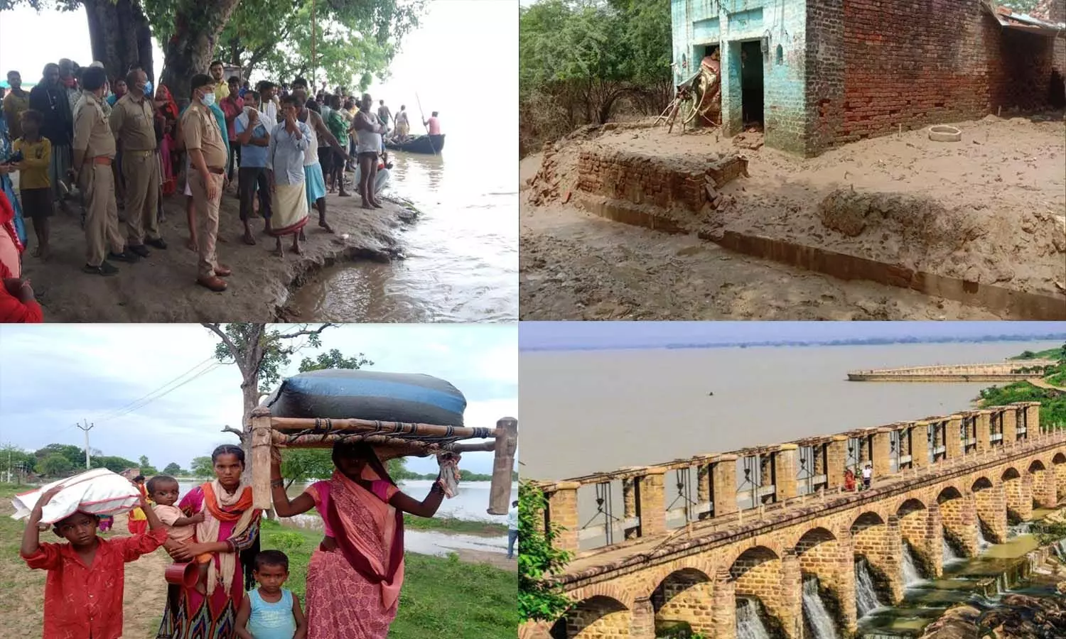 Flood showed its effect in Chandauli, Auraiya, Fatehpur and Sonbhadra of UP