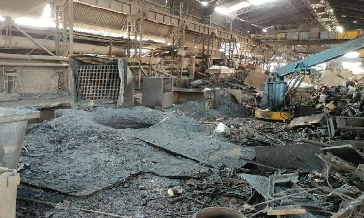 Gobindgarh, Punjab. A loud explosion took place at Khanna Side Punjab Forging and Agro Industry