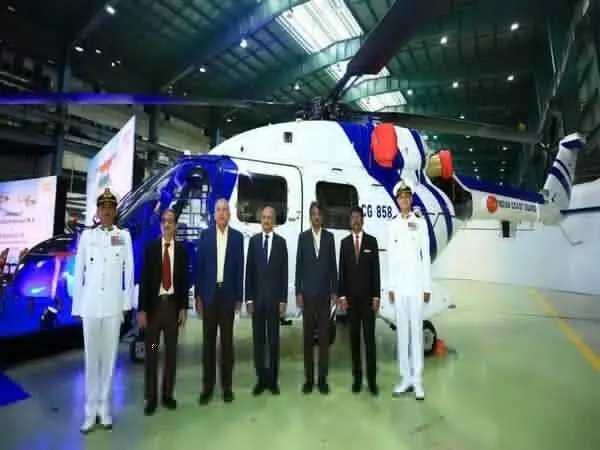 indian Coast Guard Gets Three Advanced Light Helicopter