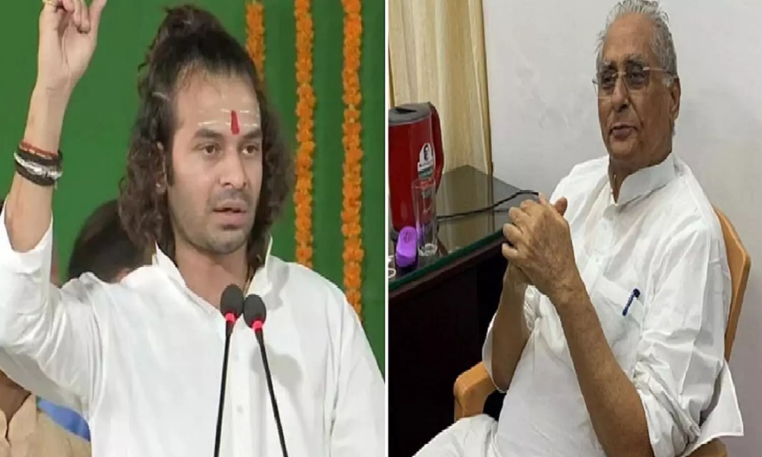 Bihar: dispute started between Lalu Prasad Yadav elder son Tej Pratap Yadav  and party state president Jagdanand Singh. | Bihar : राजद में अब आर-पार की  जंग, तेज प्रताप ने खोला प्रदेश