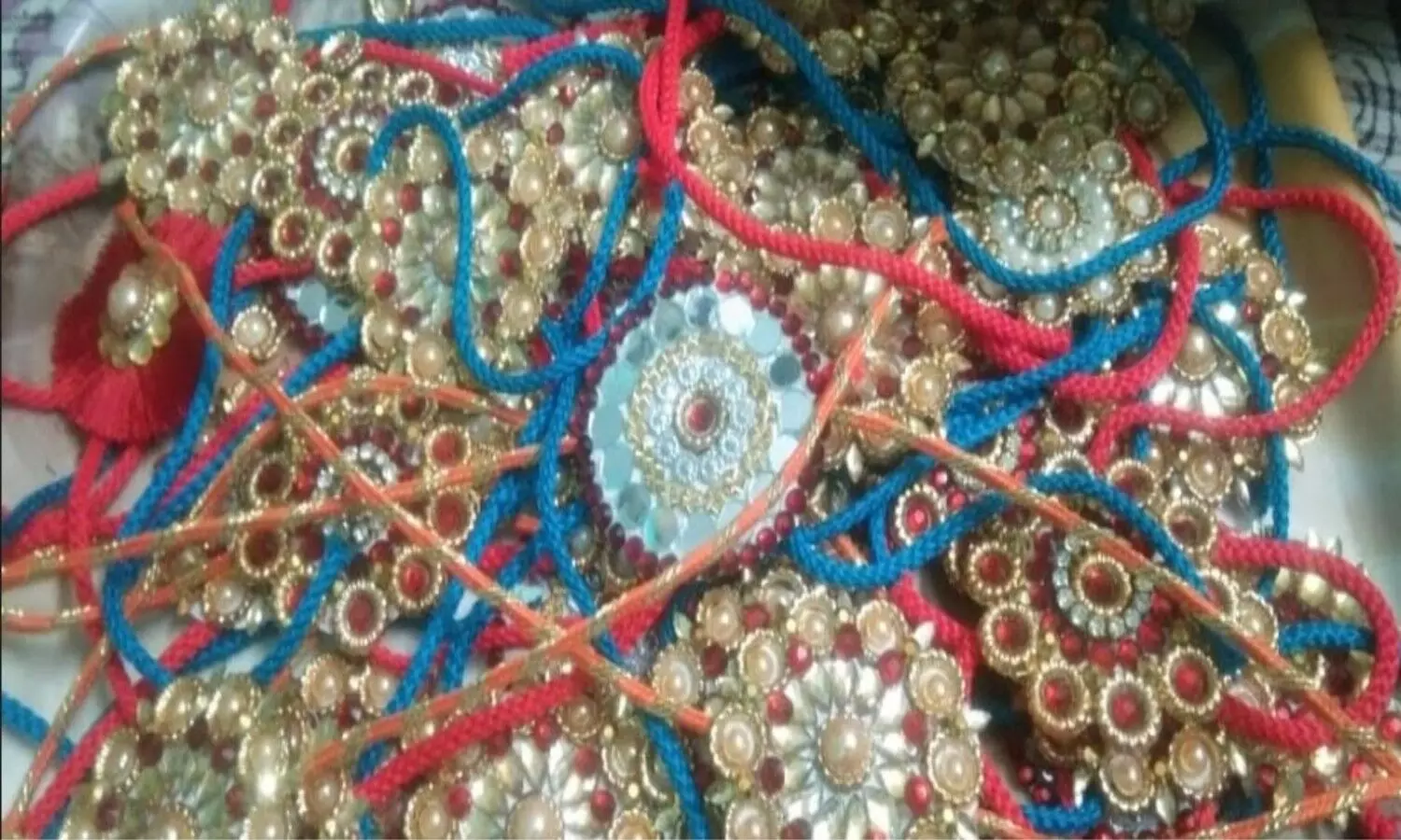 Handmade rakhi