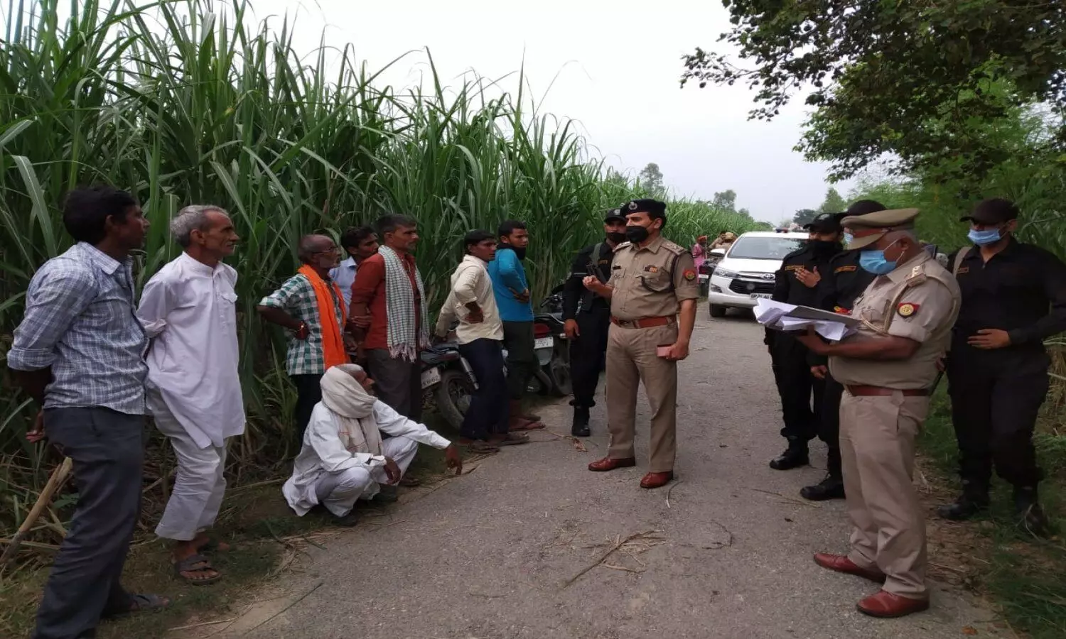 UP Police reached to incident place