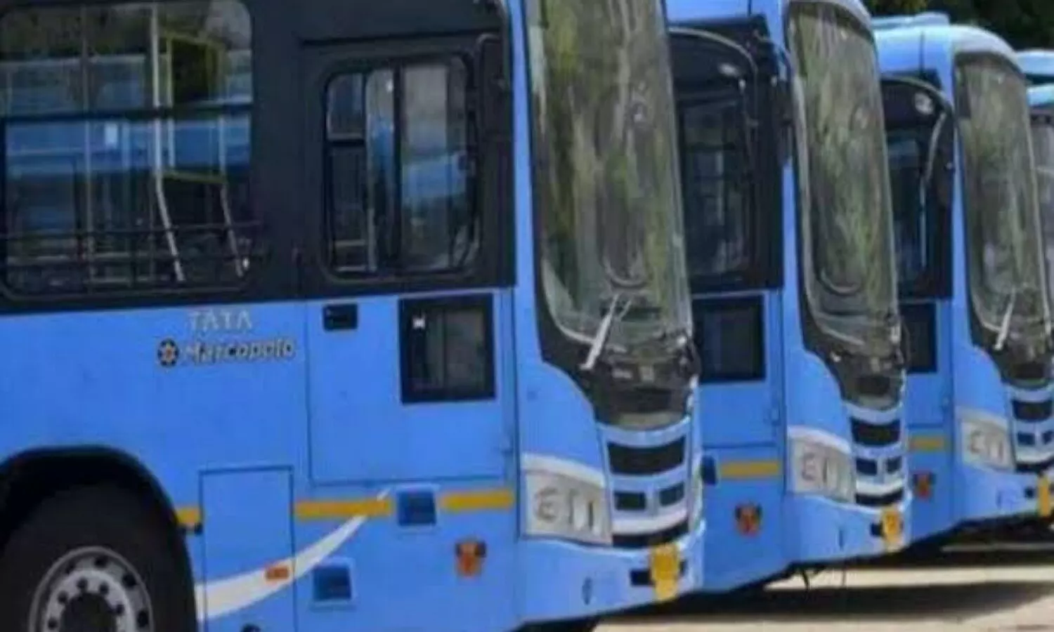 Electricity bus running in up