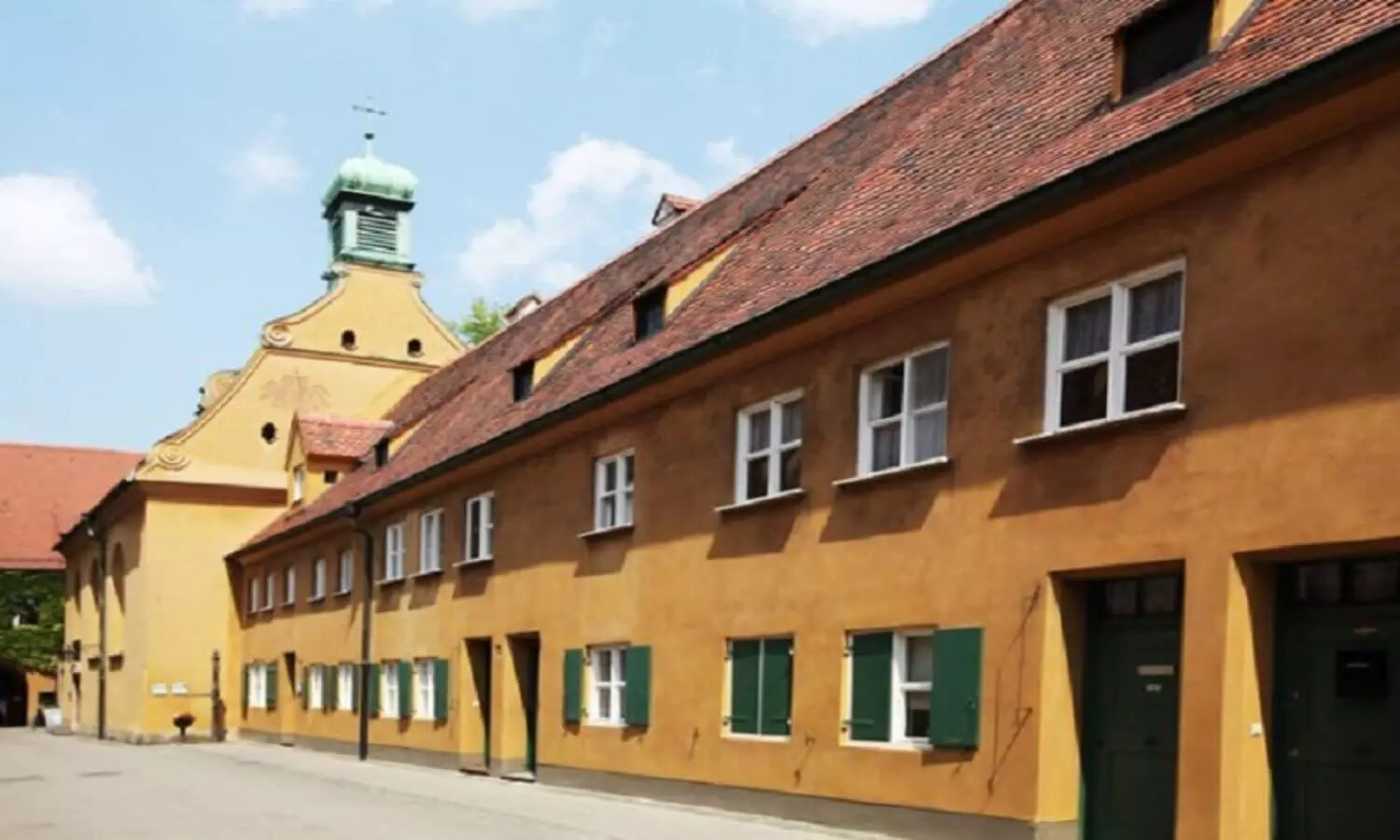 The Fuggerei housing complex , Photo taken from social media