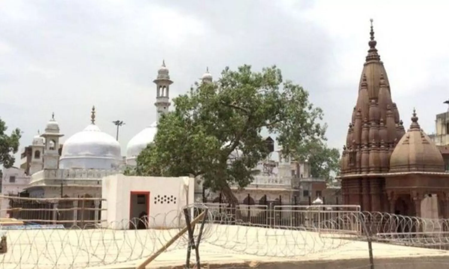 File photo of kashivishwanath temple and gyanwapi mosque, file photo taken from social media