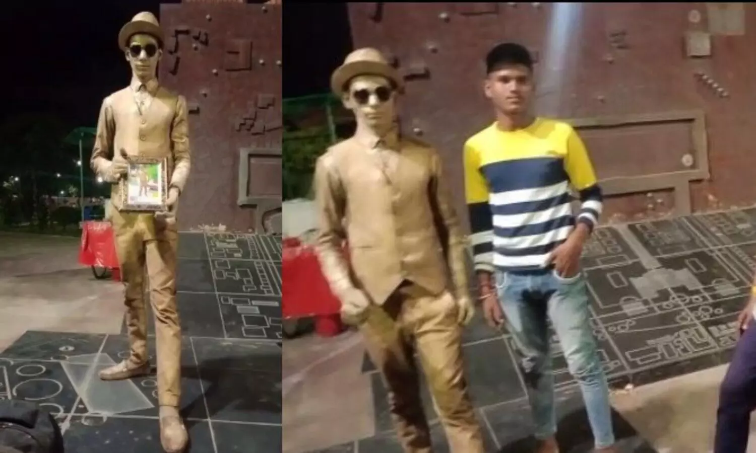 Lucknow statueboy