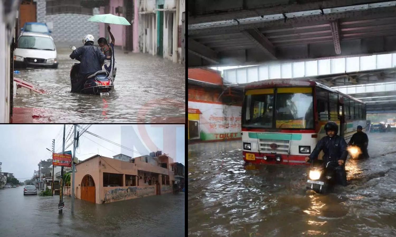 UP Aaj Ka Mausam: राजधानी लखनऊ में रिकॉर्ड तोड़ बारिश, सड़कें डूबीं, स्कूल बंद, जानें अपने जिले का हाल