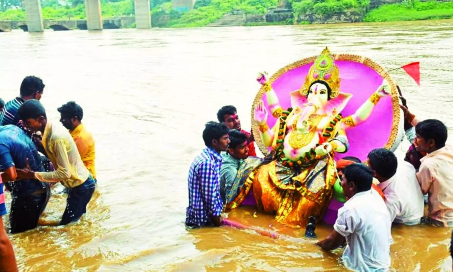 Ganesh idol immersion