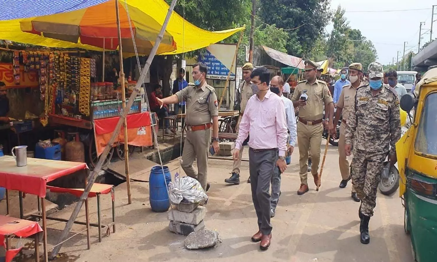 Encroachment removed in Charbagh