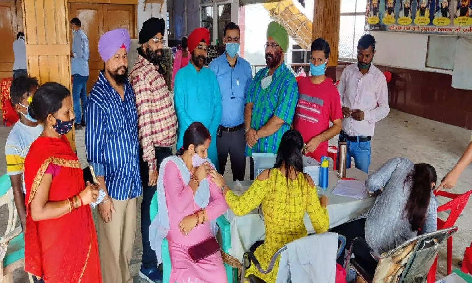 Vaccination Camp at Naka Gurdwara