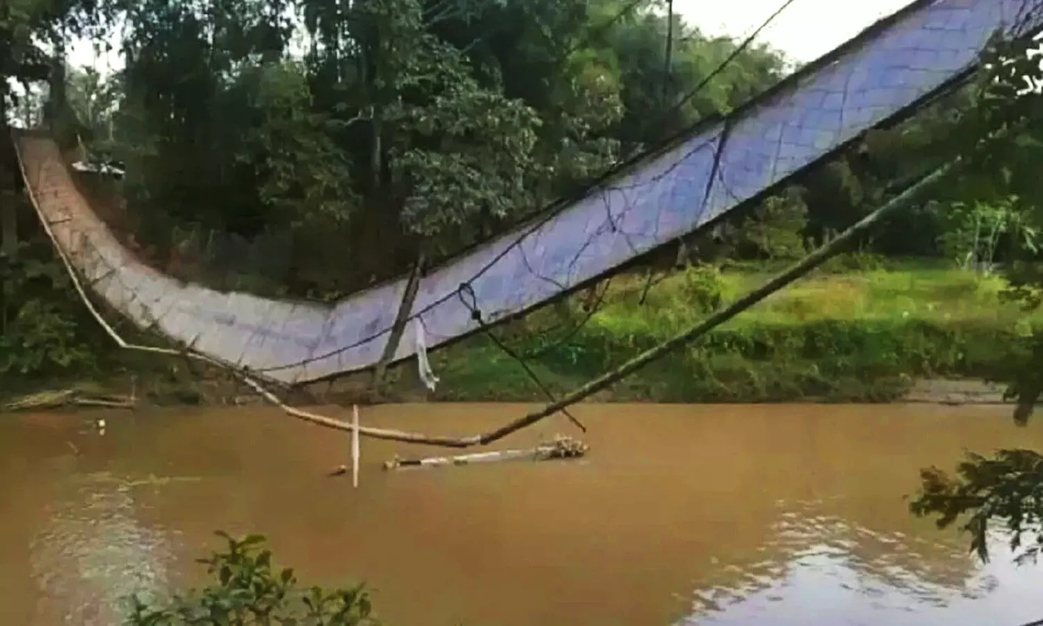 Assam bridge collapsed