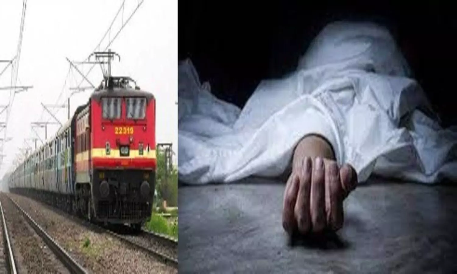 Old man dies after being hit by train