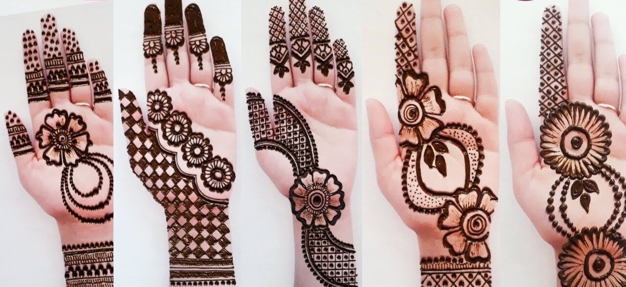 Mandal Mehndi Designs | Butta Mehandi ka Designs | Arabic Henna Design 2020  - YouTube