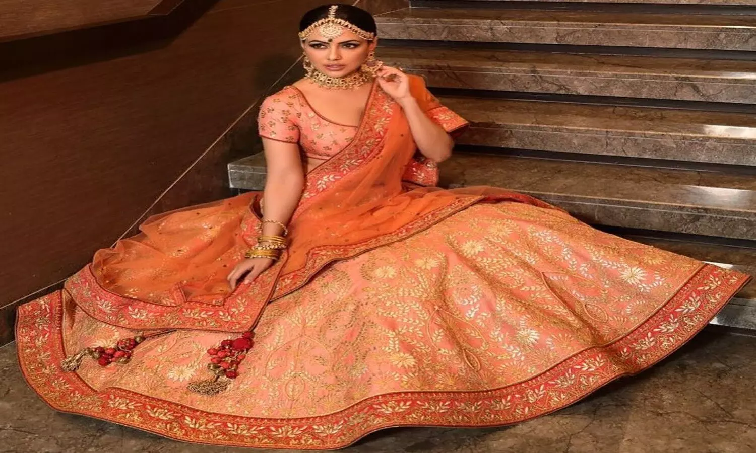 40 Elegant Half Saree Lehenga Designs For The South Indian Brides! | Half  saree lehenga, Half saree designs, South indian bride saree