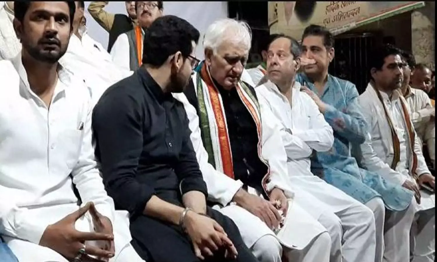 कांग्रेस नेता सलमान खुर्शीद की अगुवाई में प्रतिज्ञा यात्रा रामपुर रहा