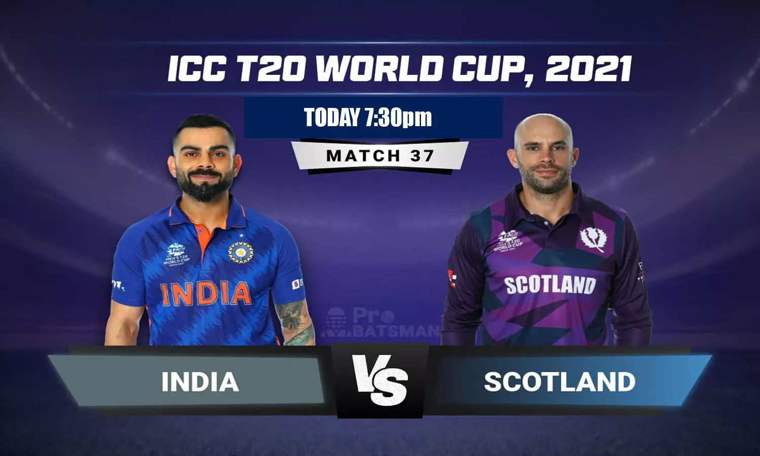 IND vs SCO T20