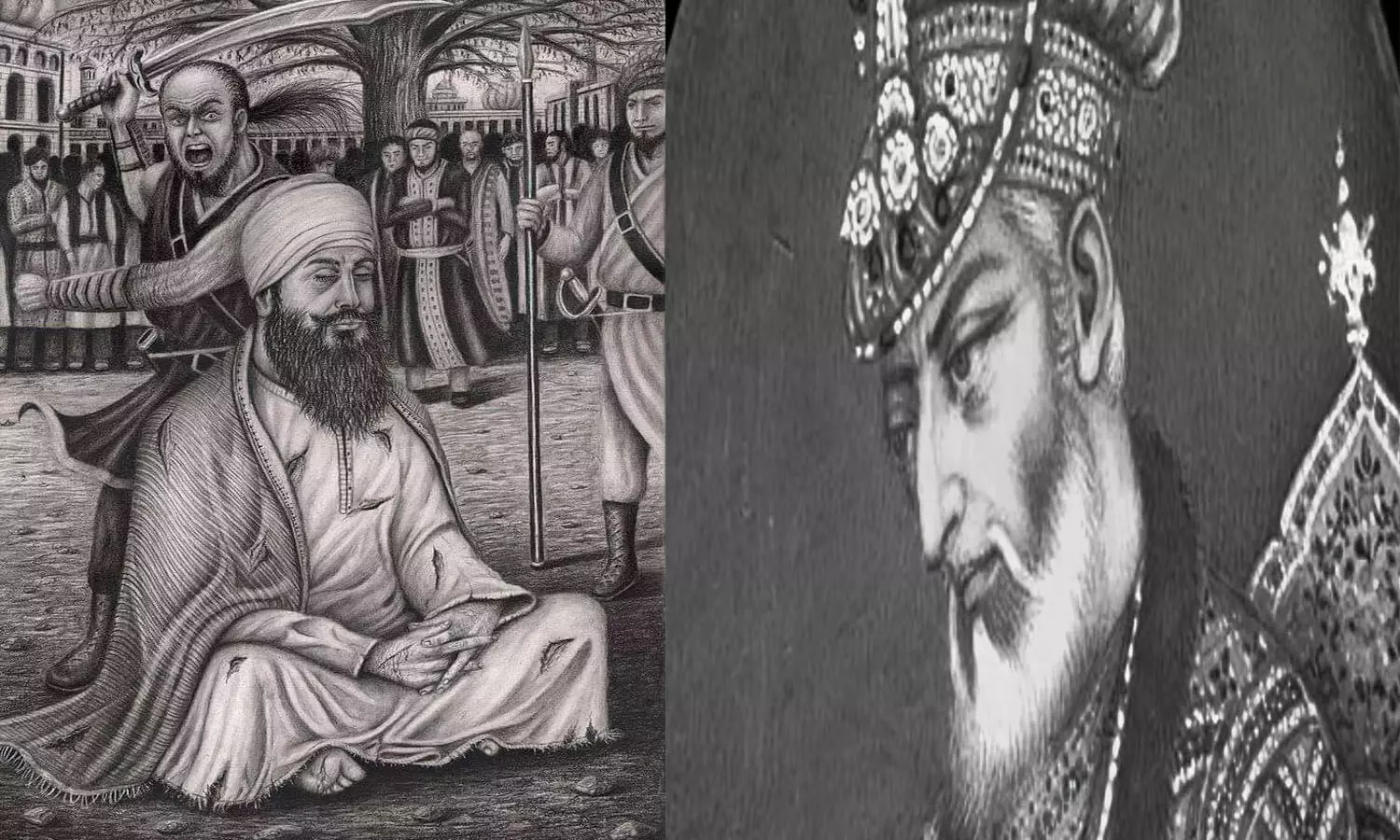 Aurangzeb-Guru Tegh Bahadur